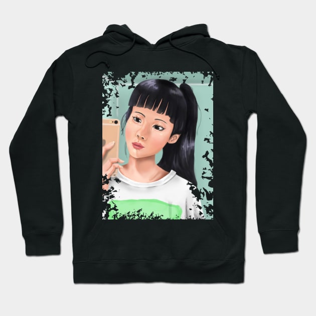 Let me take a selfie Hoodie by CJart